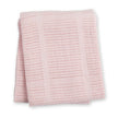 Lulujo Newborn Bundle Cellular Blanket Pink & Swaddle Blankets (3pack 120x120cm) White