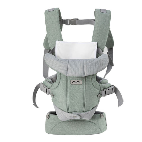 Nini Nordic Baby Carrier Green Melange (8-32lbs 0m-Plus)