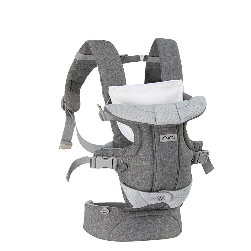 Nini Nordic Baby Carrier Grey Melange (8-32lbs 0m-Plus)