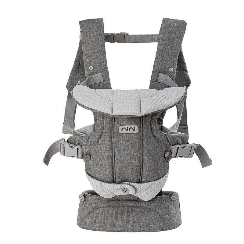 Nini Nordic Baby Carrier Grey Melange (8-32lbs 0m-Plus)