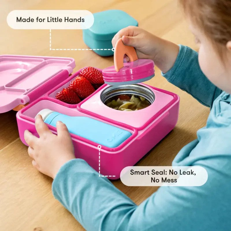 OmieBox Thermos 250ml Pixie Pink Rose