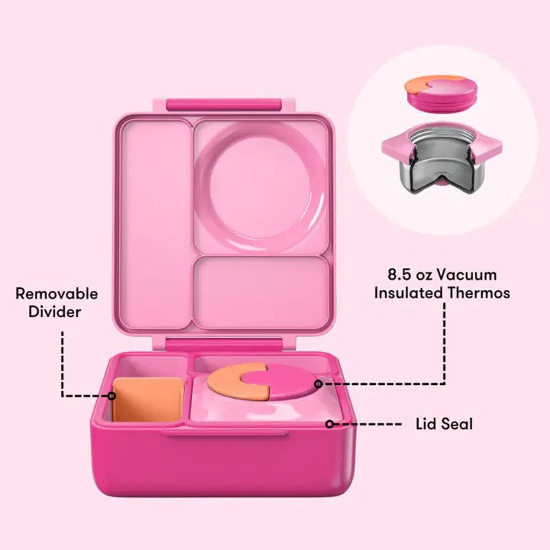 OmieBox Thermos 250ml Pixie Pink Rose