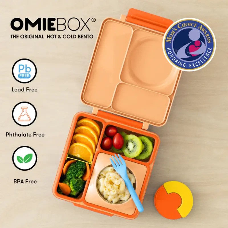 OmieBox Thermos 250ml Poppy Orange Orange