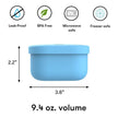 OmieSnack Silicone Container 278ml Blue