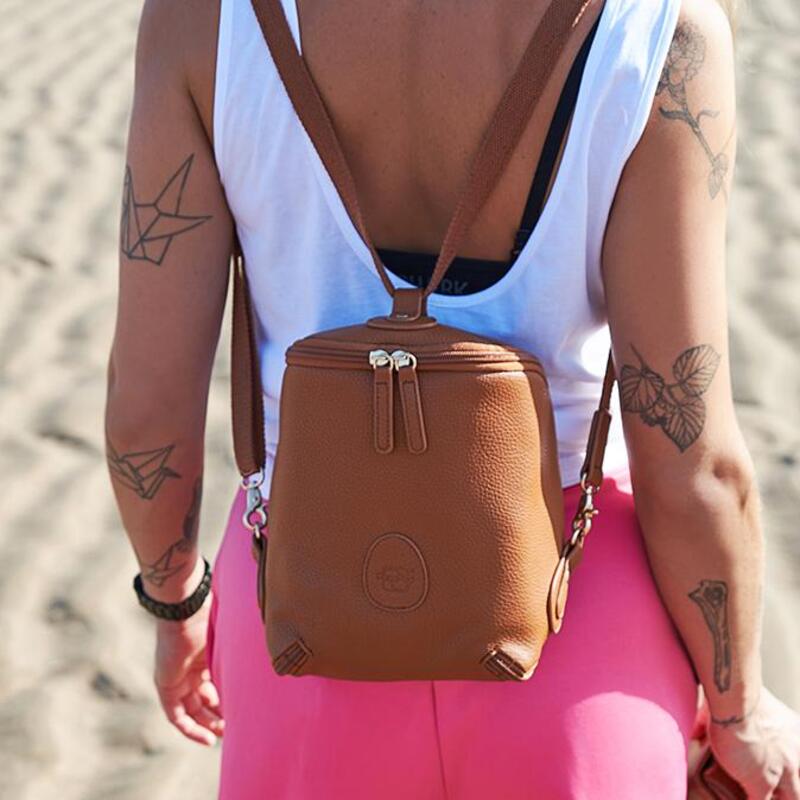 Pacapod Mini Freedom Pod Leather Tan
