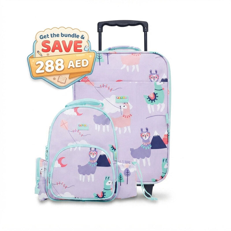 Penny Scallan Loopy Llama Wheelie Case & Medium Backpack Bundle