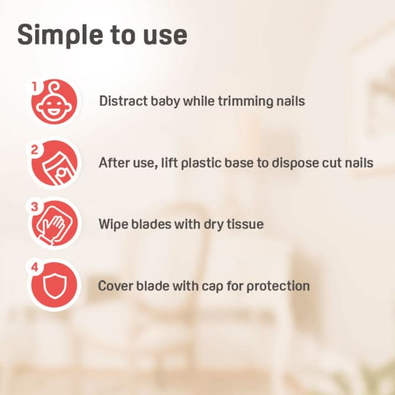 Pigeon Safety Baby Nail Clippers