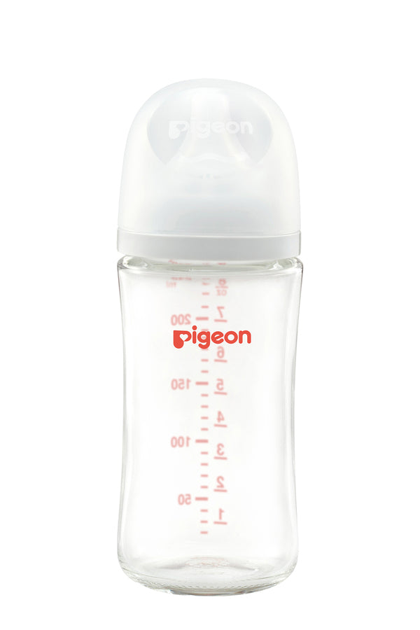 Pigeon Softouch Wide Neck Glass Nursing Bottle 240ML