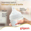 Pigeon Softouch Wide Neck Glass Nursing Bottle 240ML