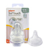 Pigeon Softouch Wide Neck Nipples (S) 2pcs