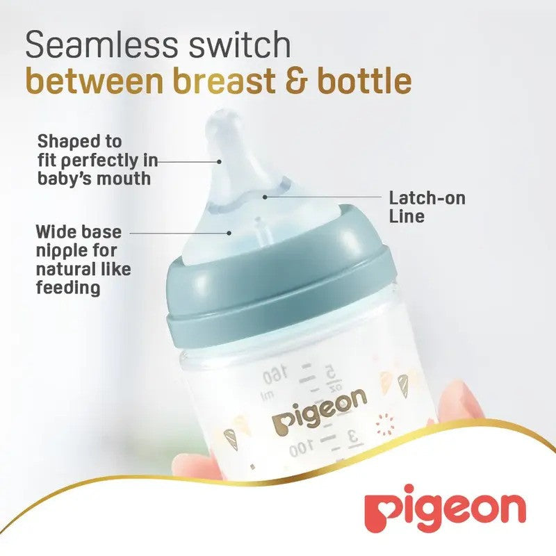 Pigeon Softouch Wide Neck PP Decorative Nursing Bottle 160ml - Cat