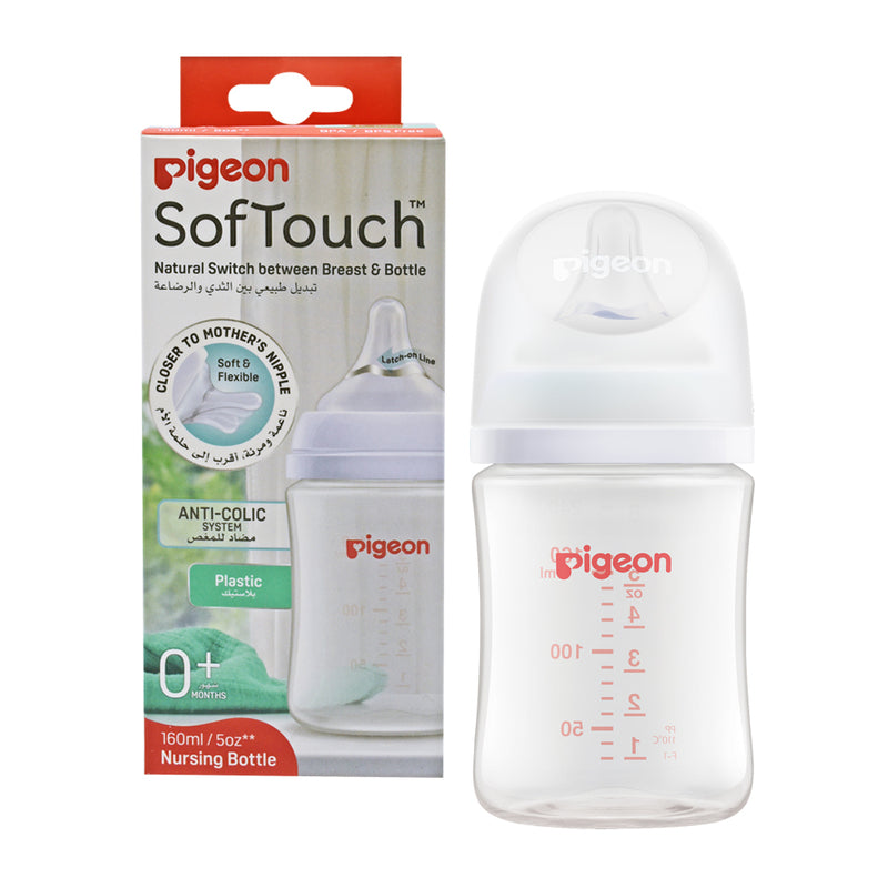 Pigeon Softouch Wide Neck PP Nursing Bottle 160ml