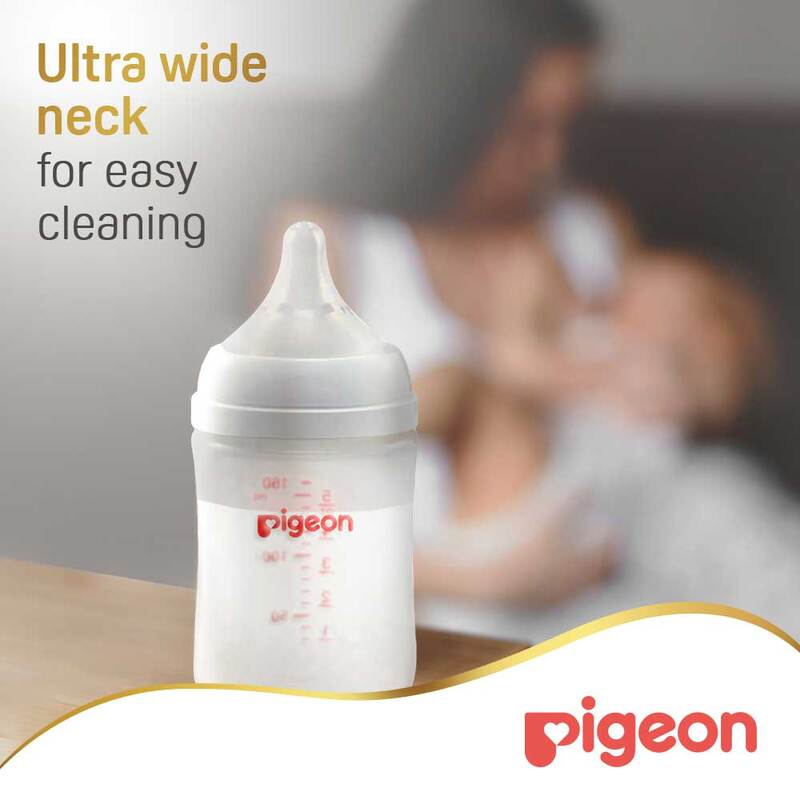 Pigeon Softouch Wide Neck PP Nursing Bottle 160ml