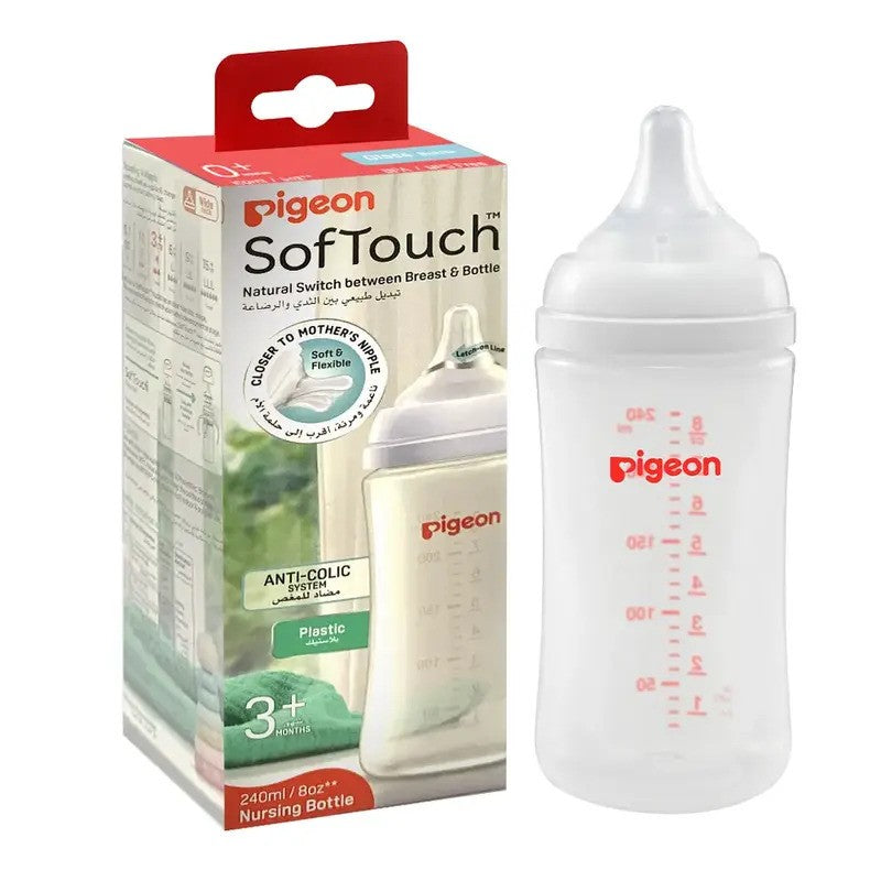 Pigeon Softouch Wide Neck PP Nursing Bottle 240ml