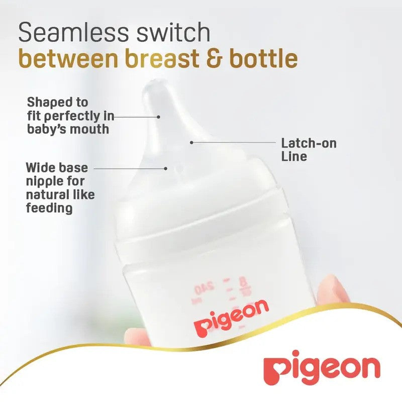 Pigeon Softouch Wide Neck PP Nursing Bottle 240ml