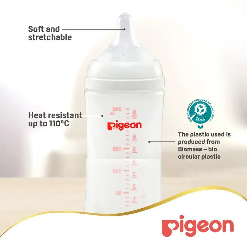 Pigeon Softouch Wide Neck PP Nursing Bottle 330ml