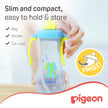 Pigeon Tall Straw Bottle Blue 300ml