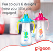 Pigeon Tall Straw Bottle Blue 300ml