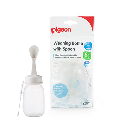 Pigeon Weaning Bottle With Spoon 120ml