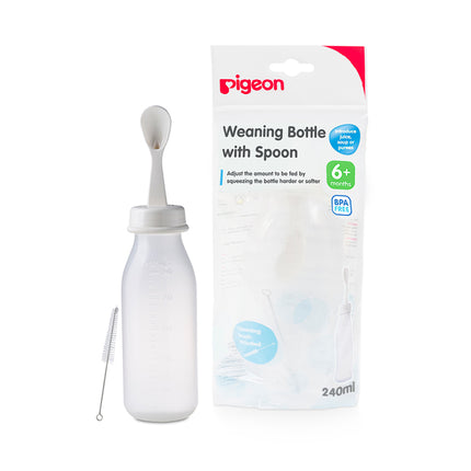 Pigeon Weaning Bottle With Spoon 240ml