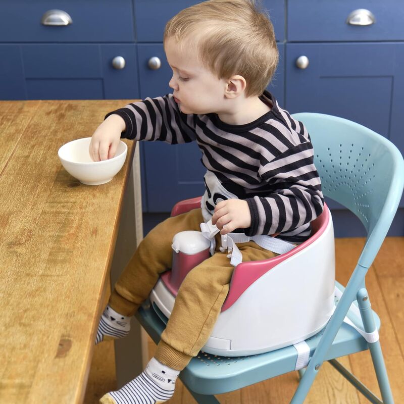 Prince Lionheart bebePOD Booster Seat With Tray Coral White