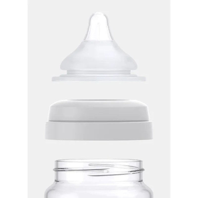 Quark BuubiBottle Mini Hybrid Feeding Bottle 5oz (2pack 0M-Plus) Gamma Grey