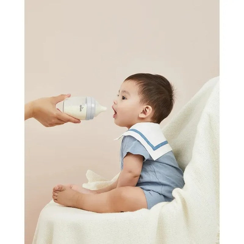 Quark BuubiBottle Mini Hybrid Feeding Bottle 5oz (2pack 0M-Plus) Gamma Grey