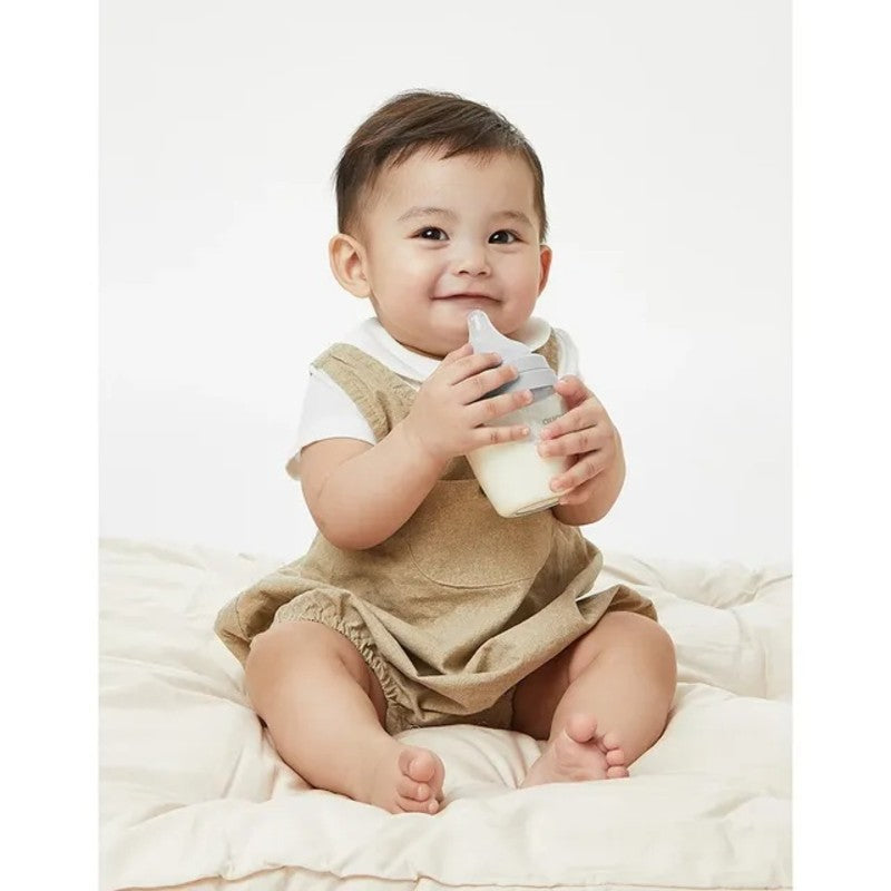 Quark BuubiBottle Mini Hybrid Feeding Bottle 5oz (2pack 0M-Plus) Gamma Grey