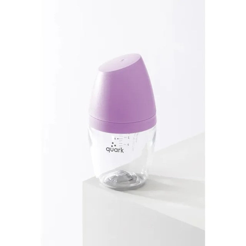 Quark BuubiBottle Mini Hybrid Feeding Bottle 5oz (2pack 0M-Plus) Proton Purple