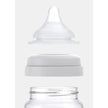 Quark BuubiBottle Max Hybrid Feeding Bottle 8oz (2pack 0M-Plus) Gamma Grey