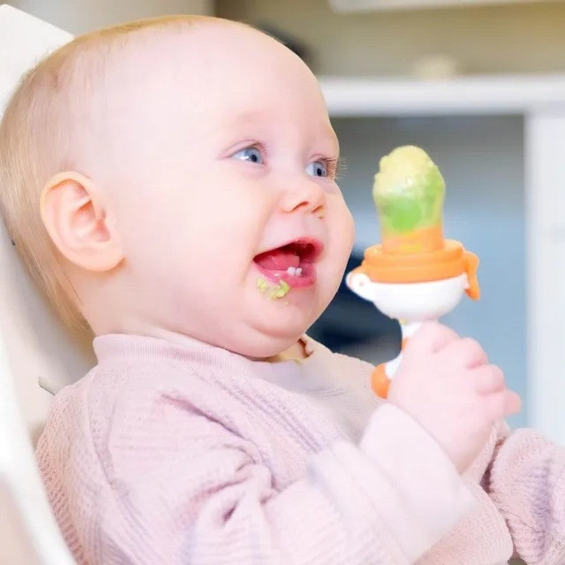 Quark Fruuti Silicone Fruit Feeder (4m-Plus) Ionic Orange