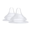 Quark RealFeel Bottle Nipples 2pack (6M+) Fast Flow