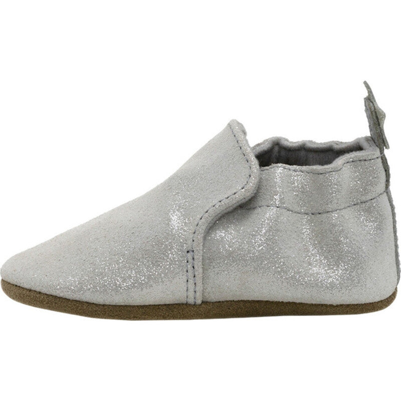 Robeez Baby Shoes Pretty Pearl Silver Iridescent