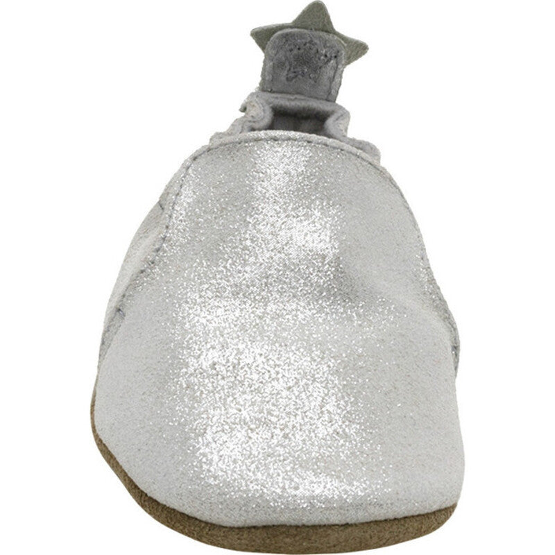 Robeez Baby Shoes Pretty Pearl Silver Iridescent