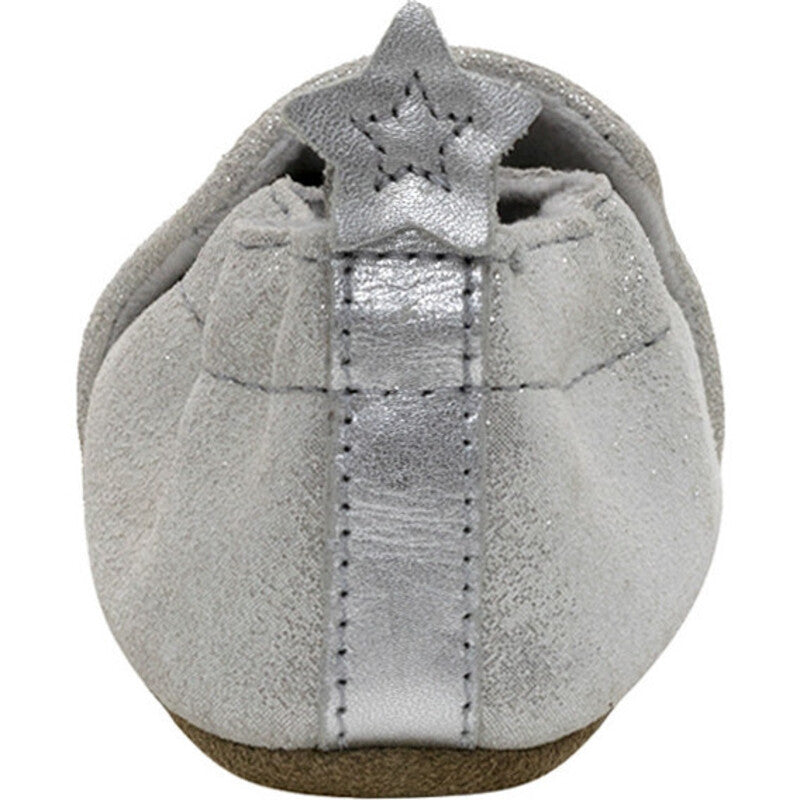 Robeez Baby Shoes Pretty Pearl Silver Iridescent