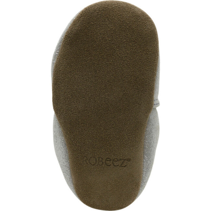 Robeez Baby Shoes Pretty Pearl Silver Iridescent