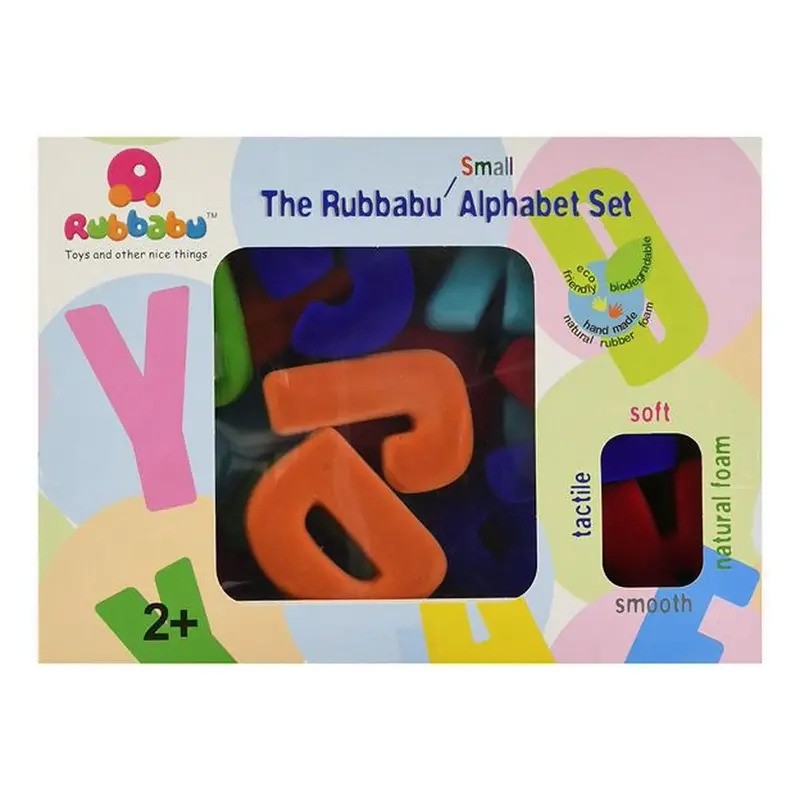 Rubbabu Alphabet Set Upper Case Small