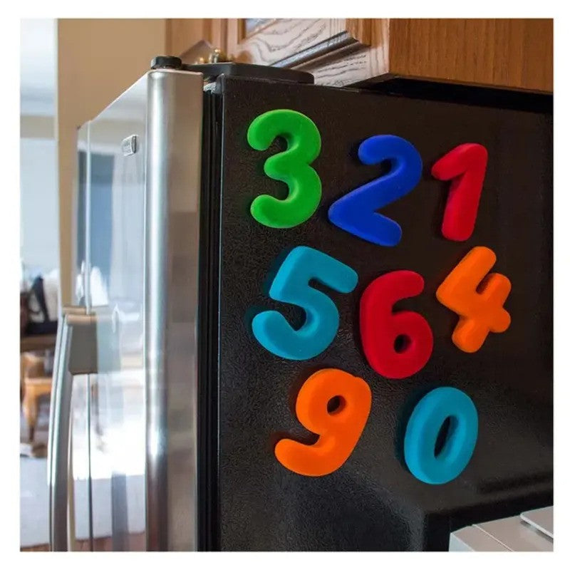 Rubbabu Numerals Set Large Magnetic 4