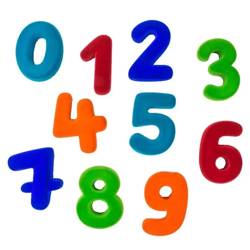 Rubbabu Numerals Set Large Magnetic 4 – fivelittleduck