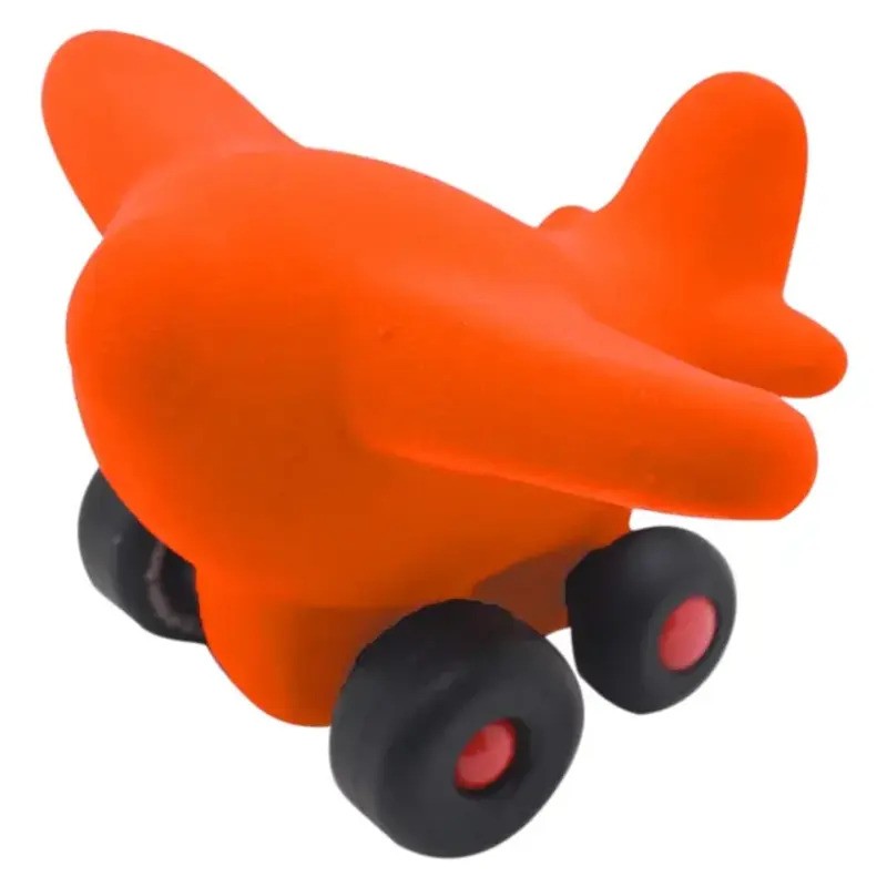 Rubbabu Takota Little Takota Airplane Orange