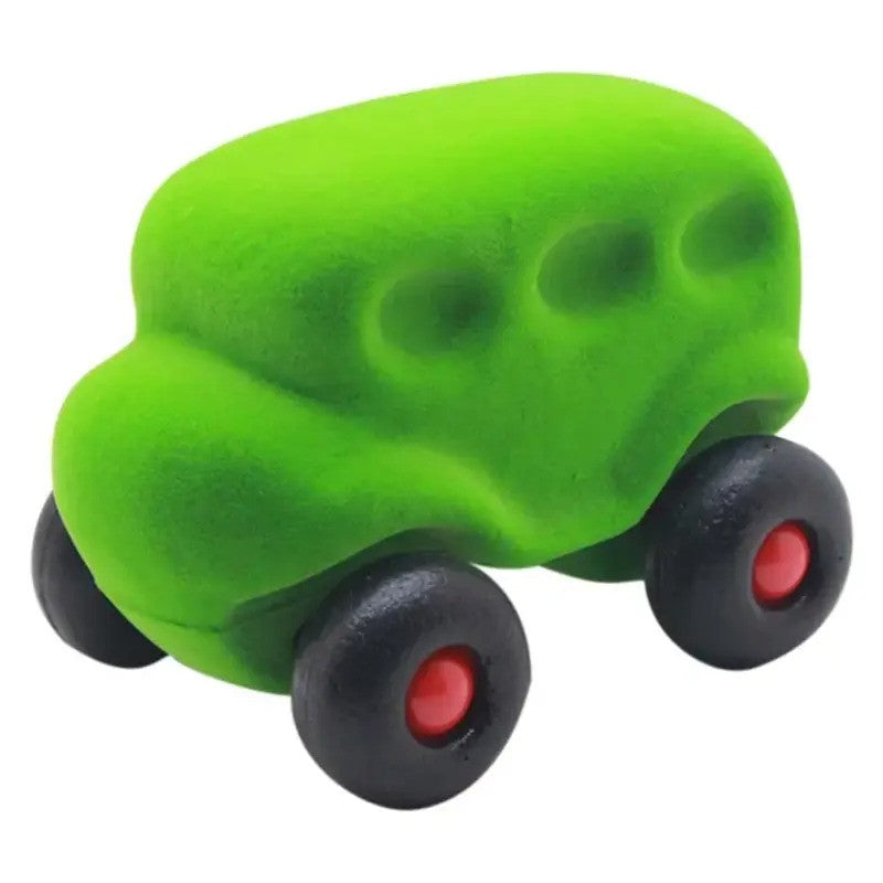 Rubbabu The Little 2School Bus Green