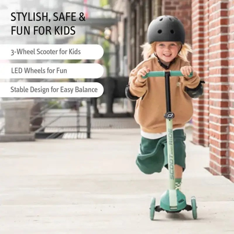 Scoot & Ride Highwaykick 3S LED Forest