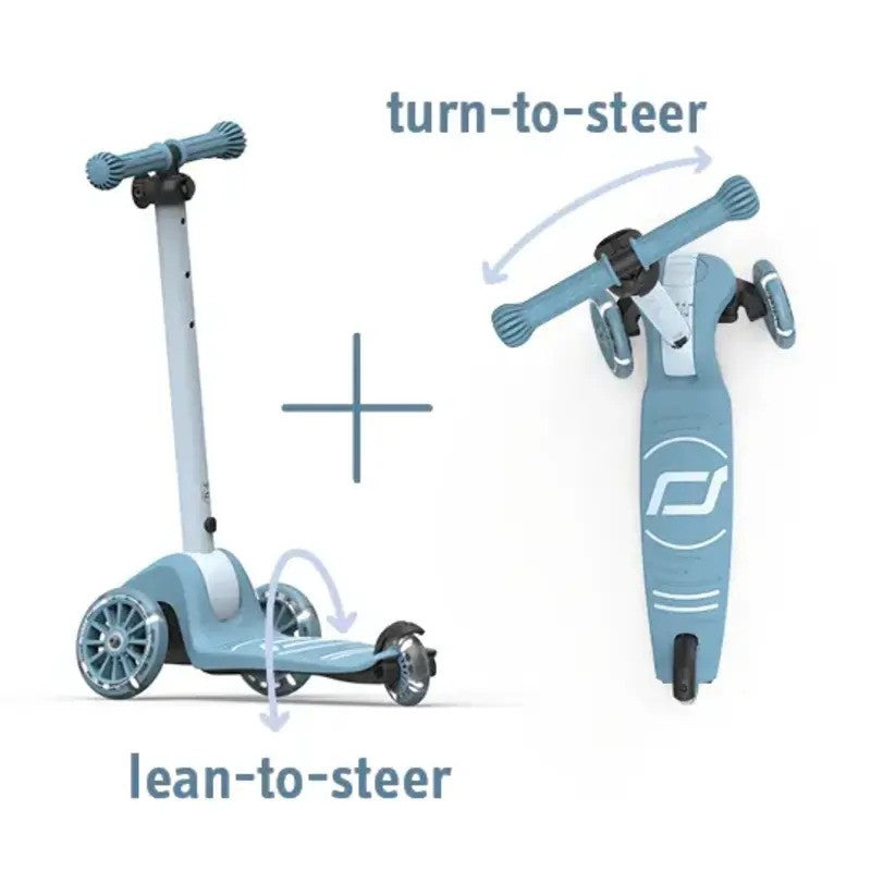 Scoot & Ride Highwaykick 3S LED Steel