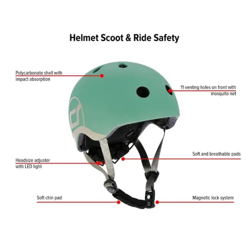 Scoot & Ride Kid Helmet S-M Black