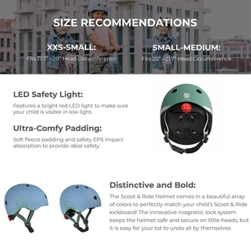 Scoot & Ride Kid Helmet S-M Black