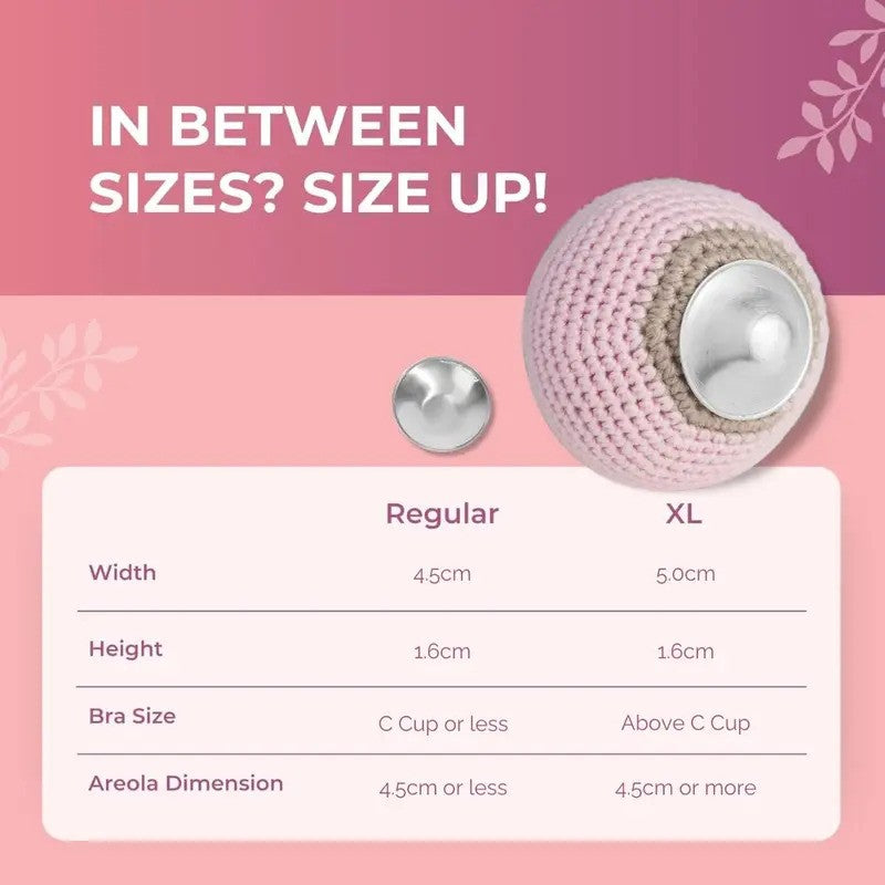 Silverette The Original Silver Nursing Cups Plus O-Feel Regular