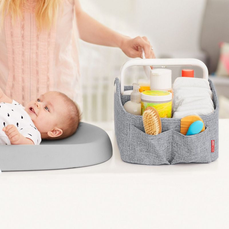 Skip Hop Light Up Diaper Caddy Heather Grey