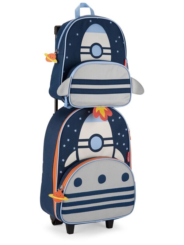 Skip Hop Spark Style Kids Rolling Luggage Rocket