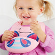 Skip Hop Zoo Fold & Go Silicone Bib - Butterfly