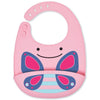 Skip Hop Zoo Fold & Go Silicone Bib - Butterfly